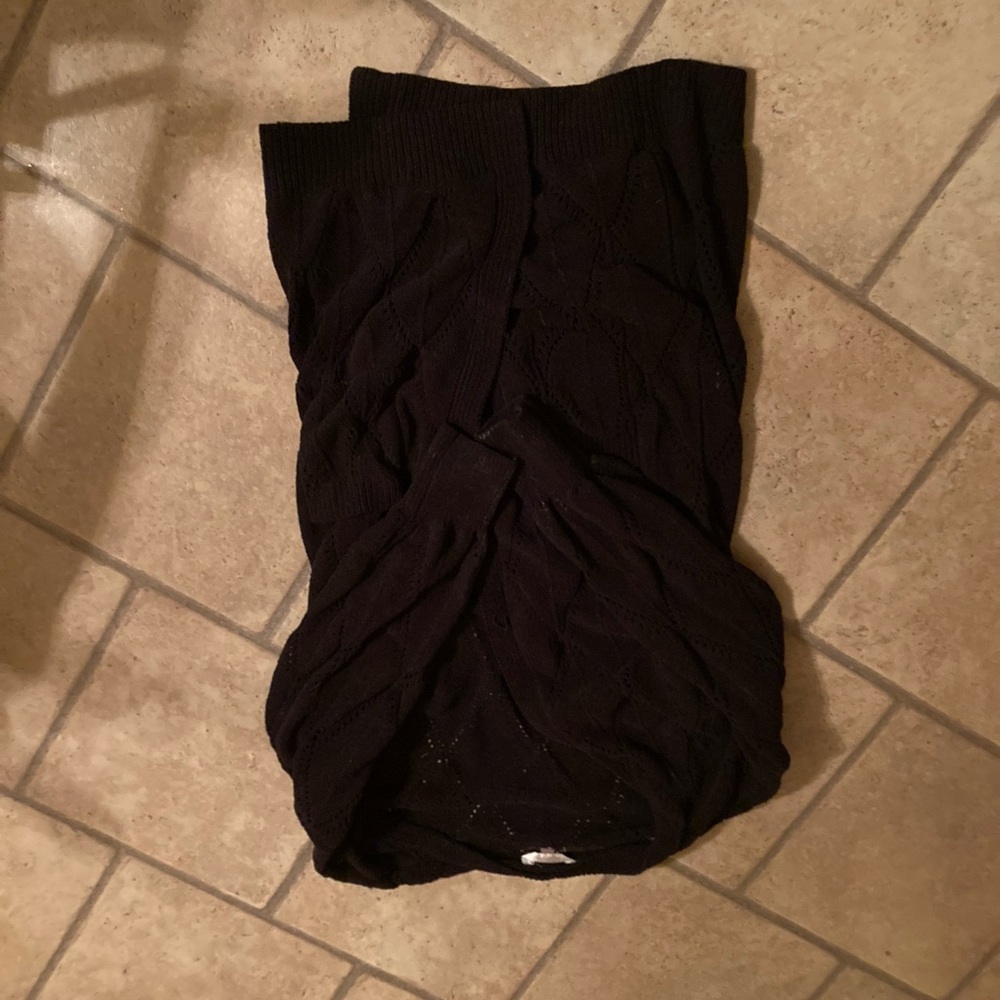 No Boundaries Black Knit Vest
